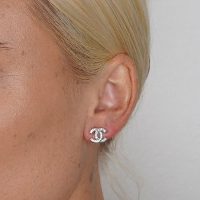 Reworked Chanel Silver 'XS' - Earrings