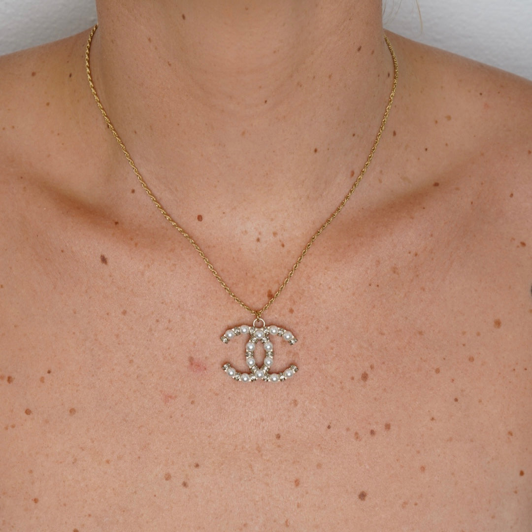 Reworked Chanel Elegance - Necklace