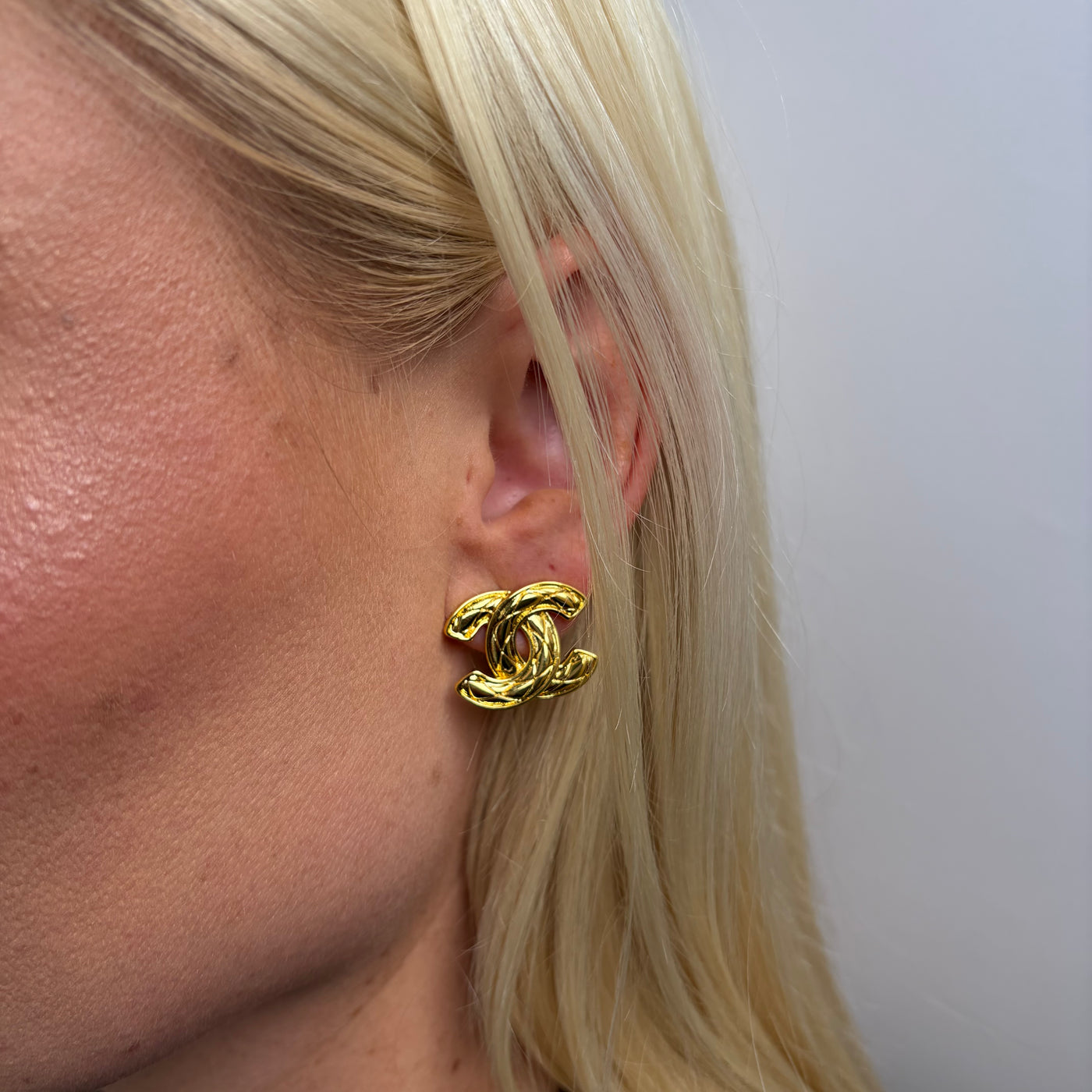 Reworked Chanel Statement - Earrings