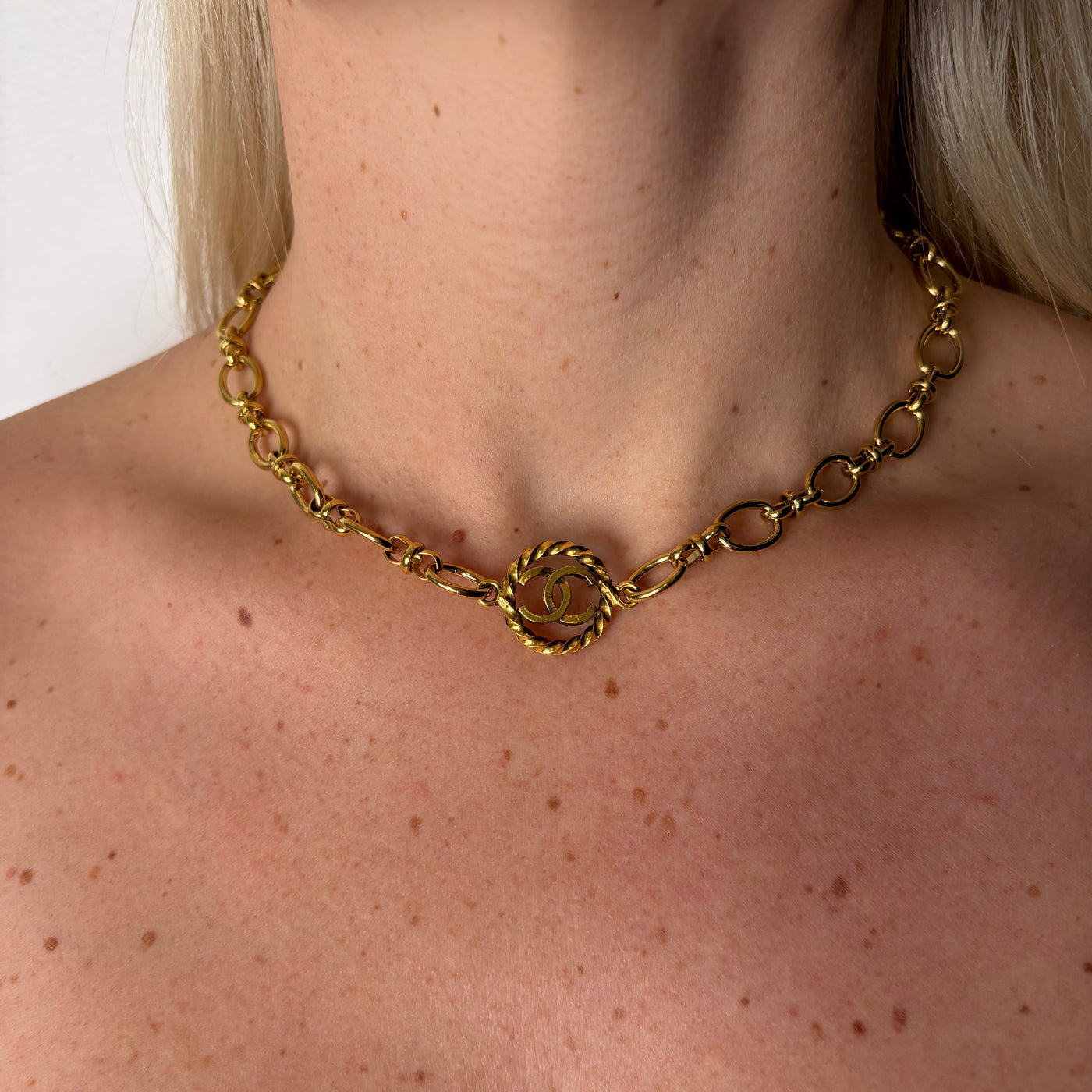 Reworked Chanel Vintage Knotted - Necklace