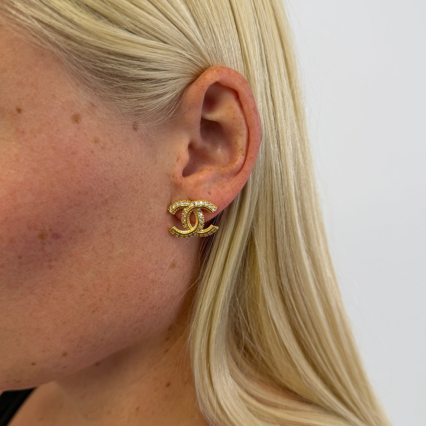 Reworked Chanel Gold Rush - Earrings