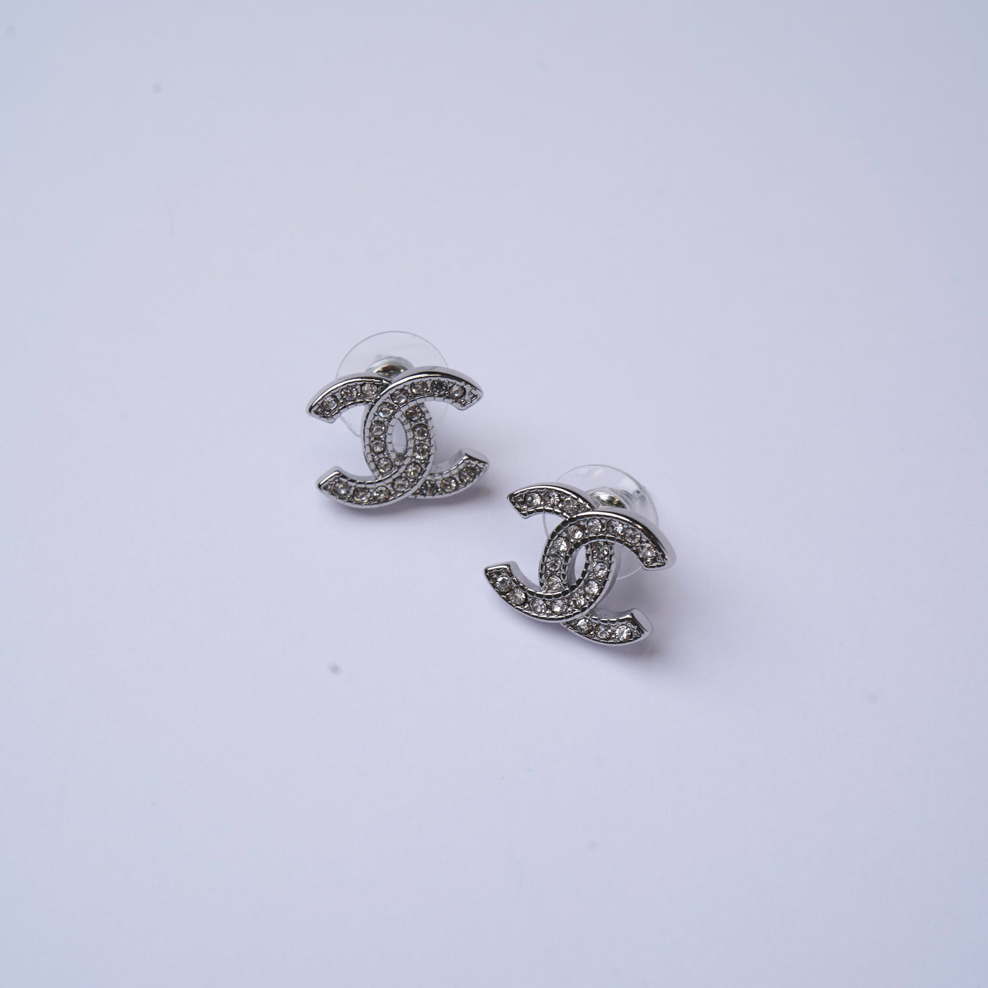 Reworked Chanel Silver 'S' - Earrings