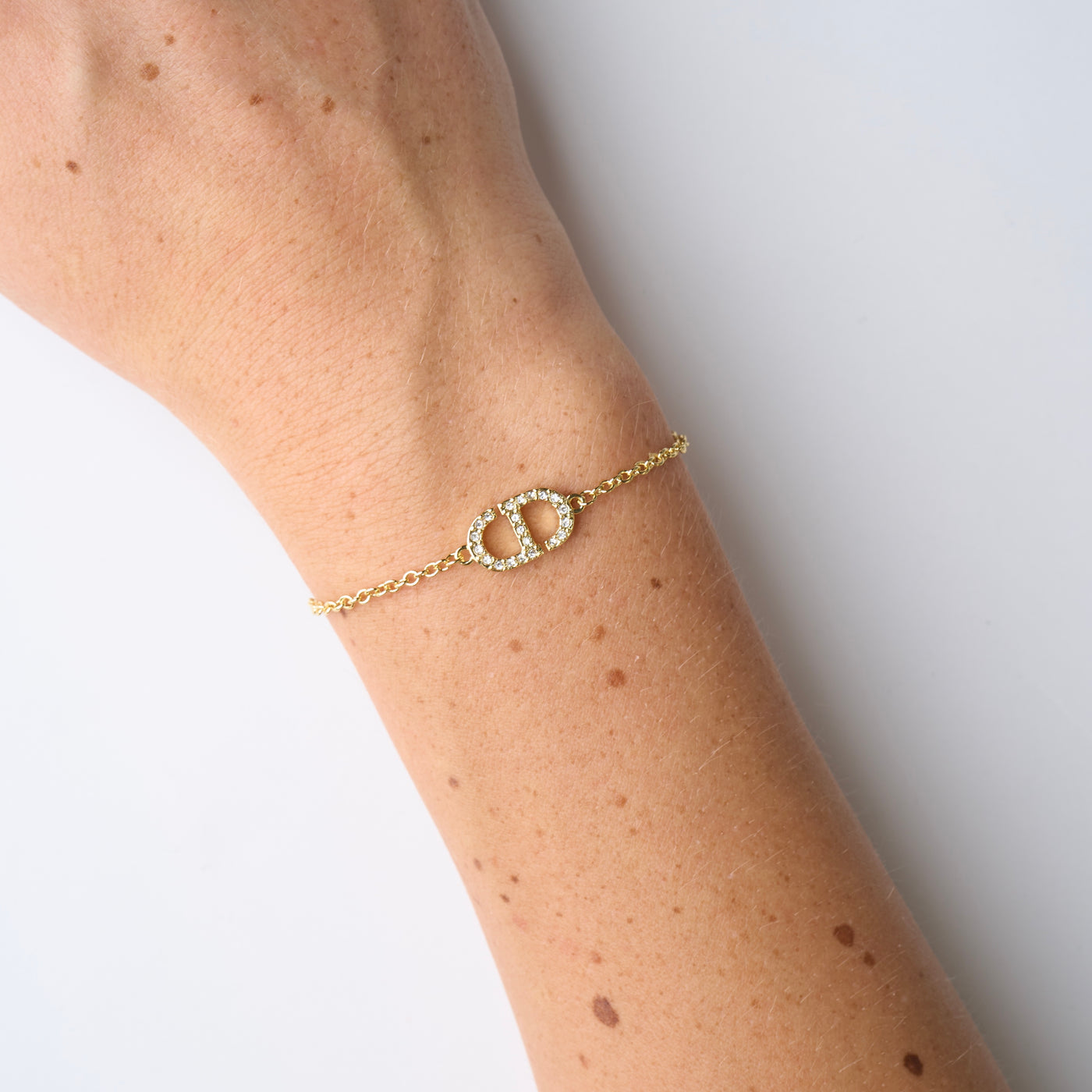 Reworked CD Strass - Bracelet