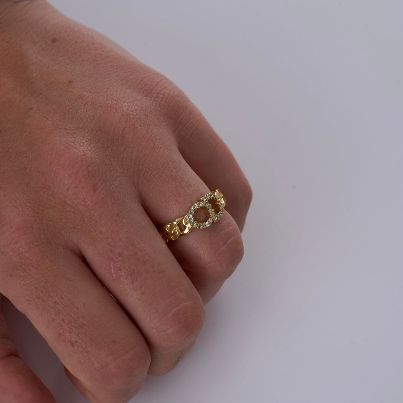Reworked CD Strass - Ring