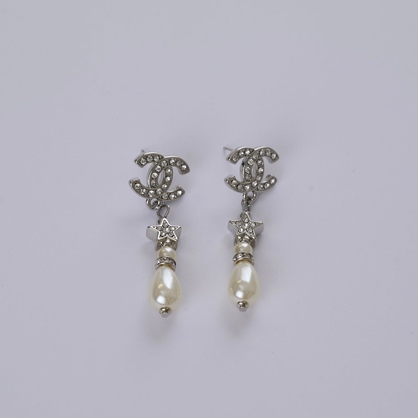 Reworked Chanel Galaxy - Earrings