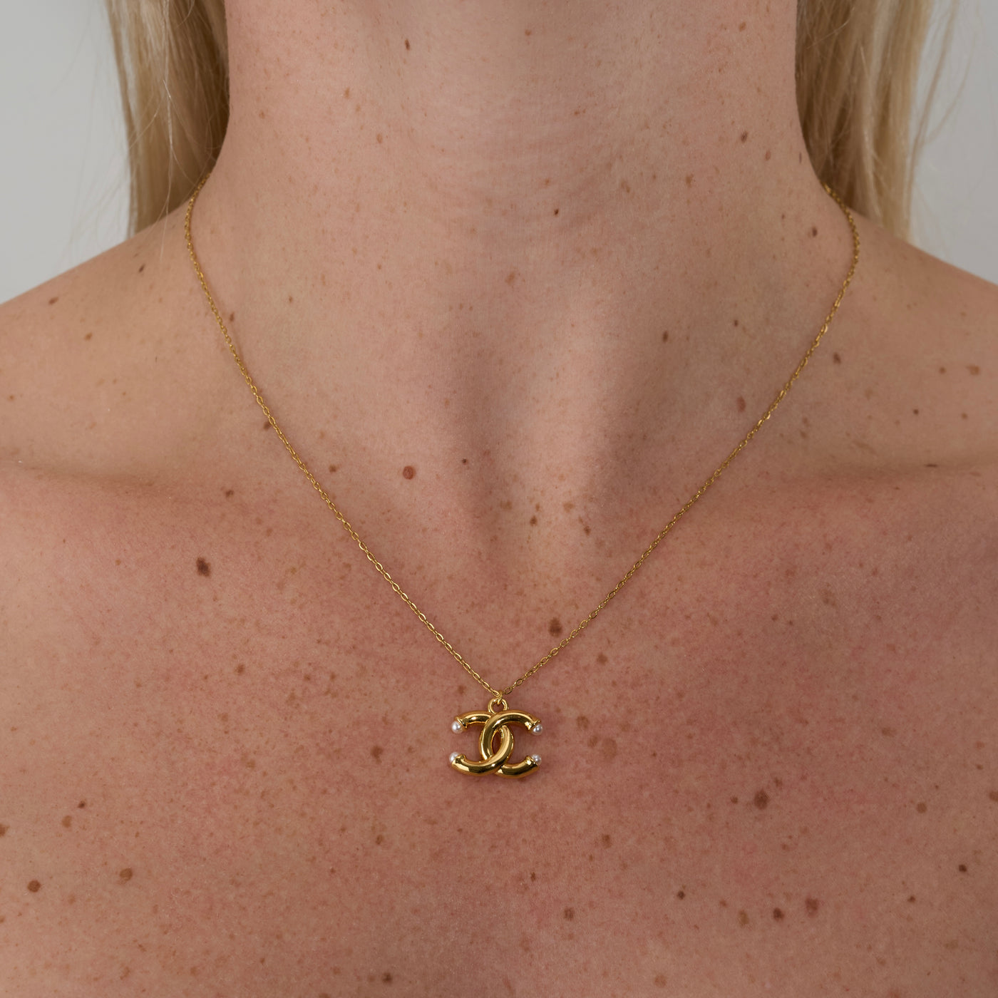 Reworked Chanel Vogue - Necklace