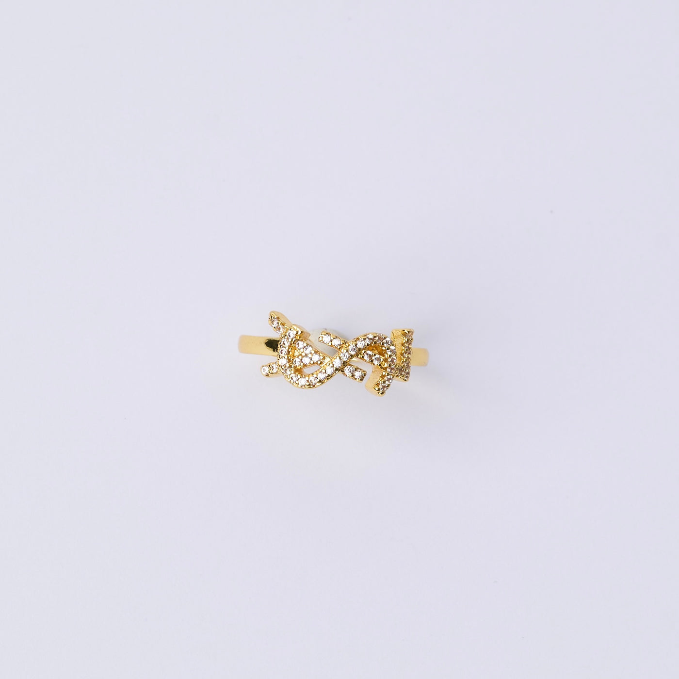 Reworked YSL Gold Strass - Ring