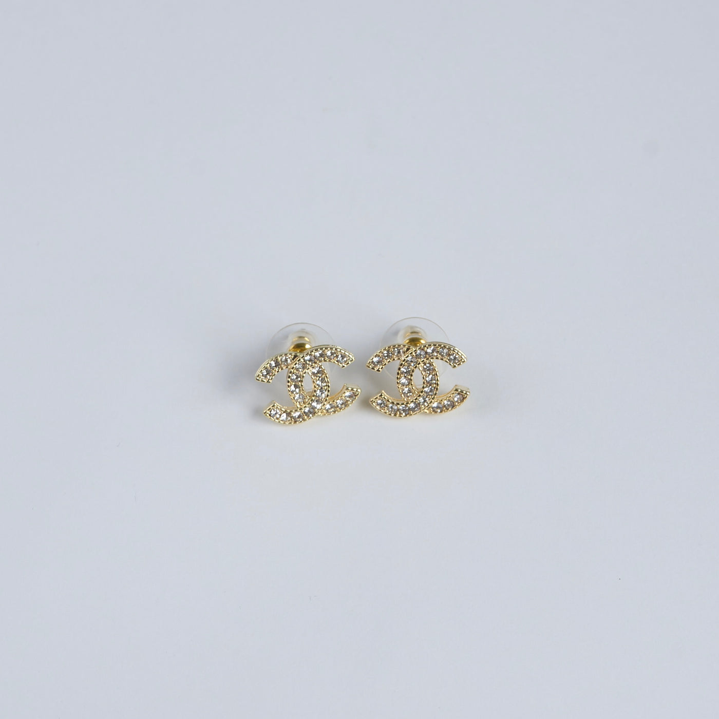 Reworked Chanel Gold 'S' - Earrings