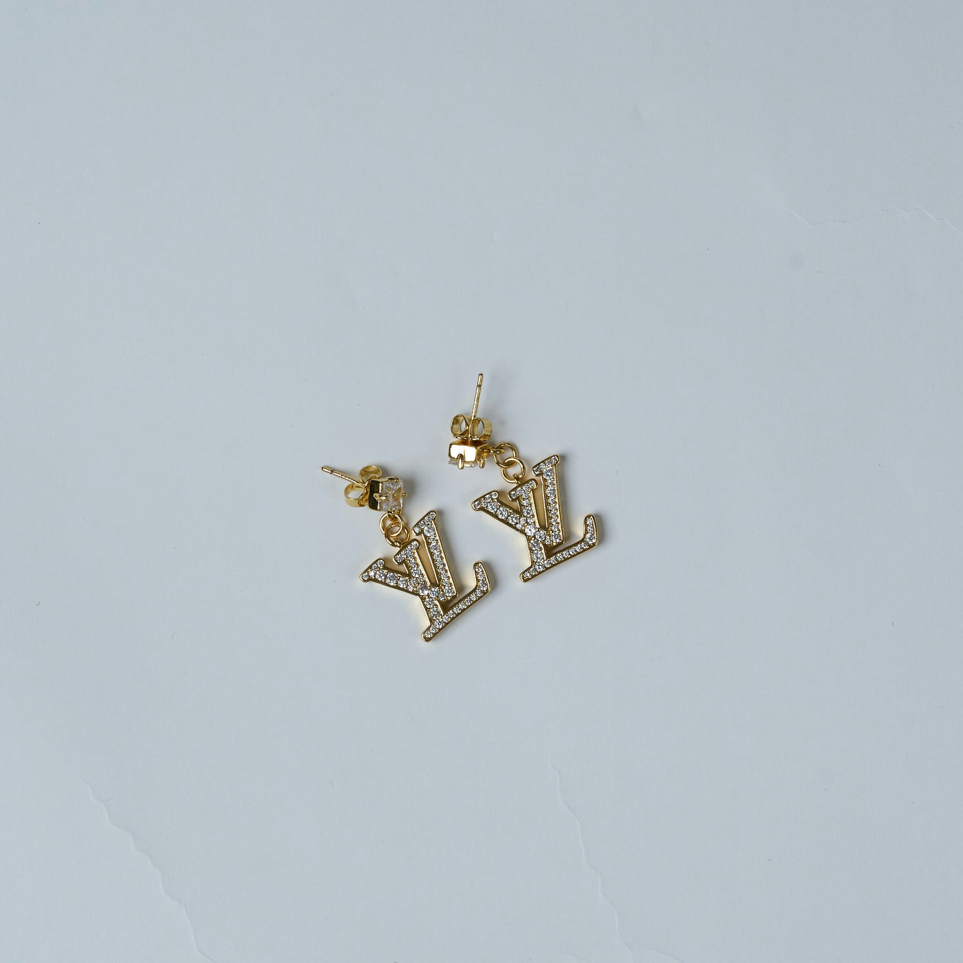Reworked LV Dangle - Earrings