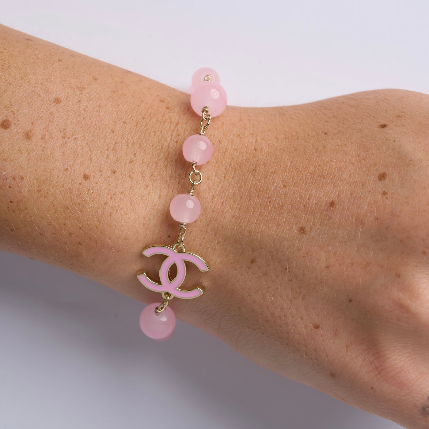 Reworked Chanel Mini Pearl Bangle - Bracelet