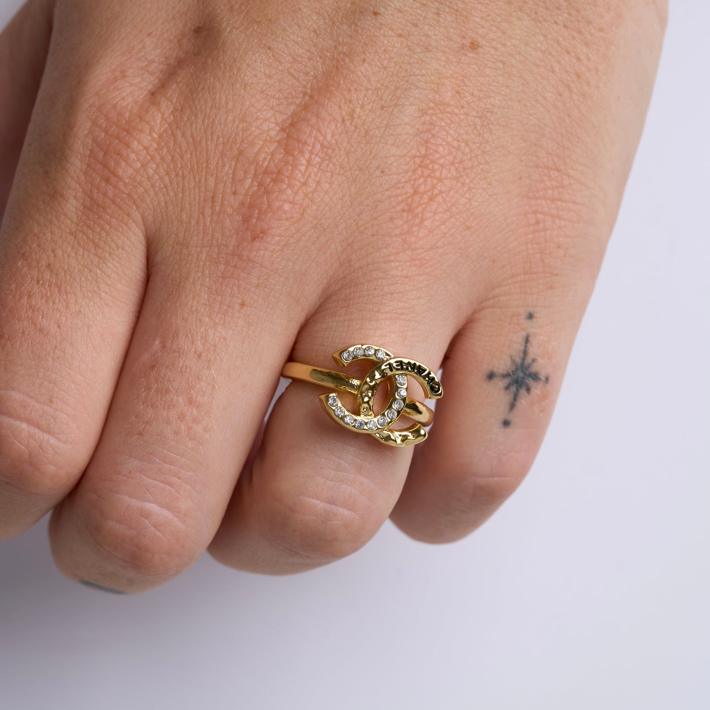 Reworked Chanel Gold Infinity - Ring