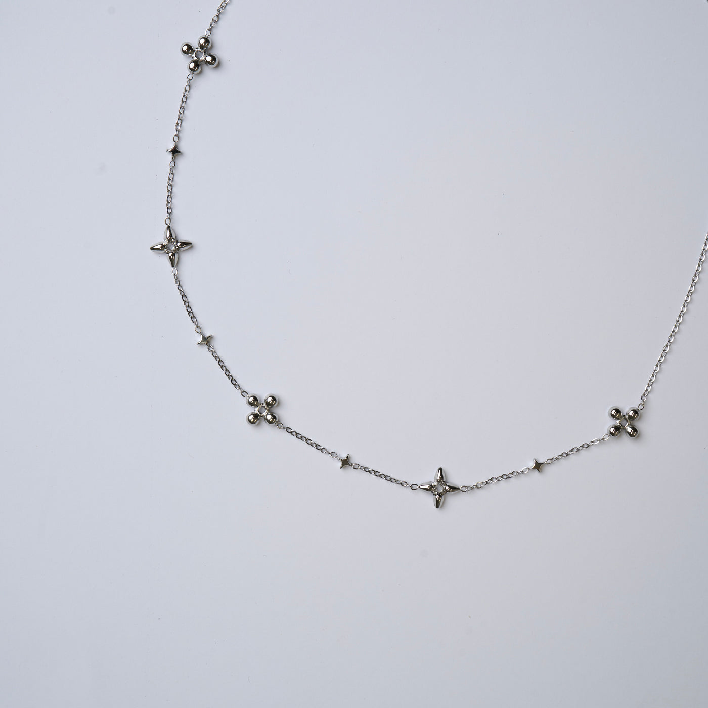 Reworked LV Silver Inspired - Necklace x