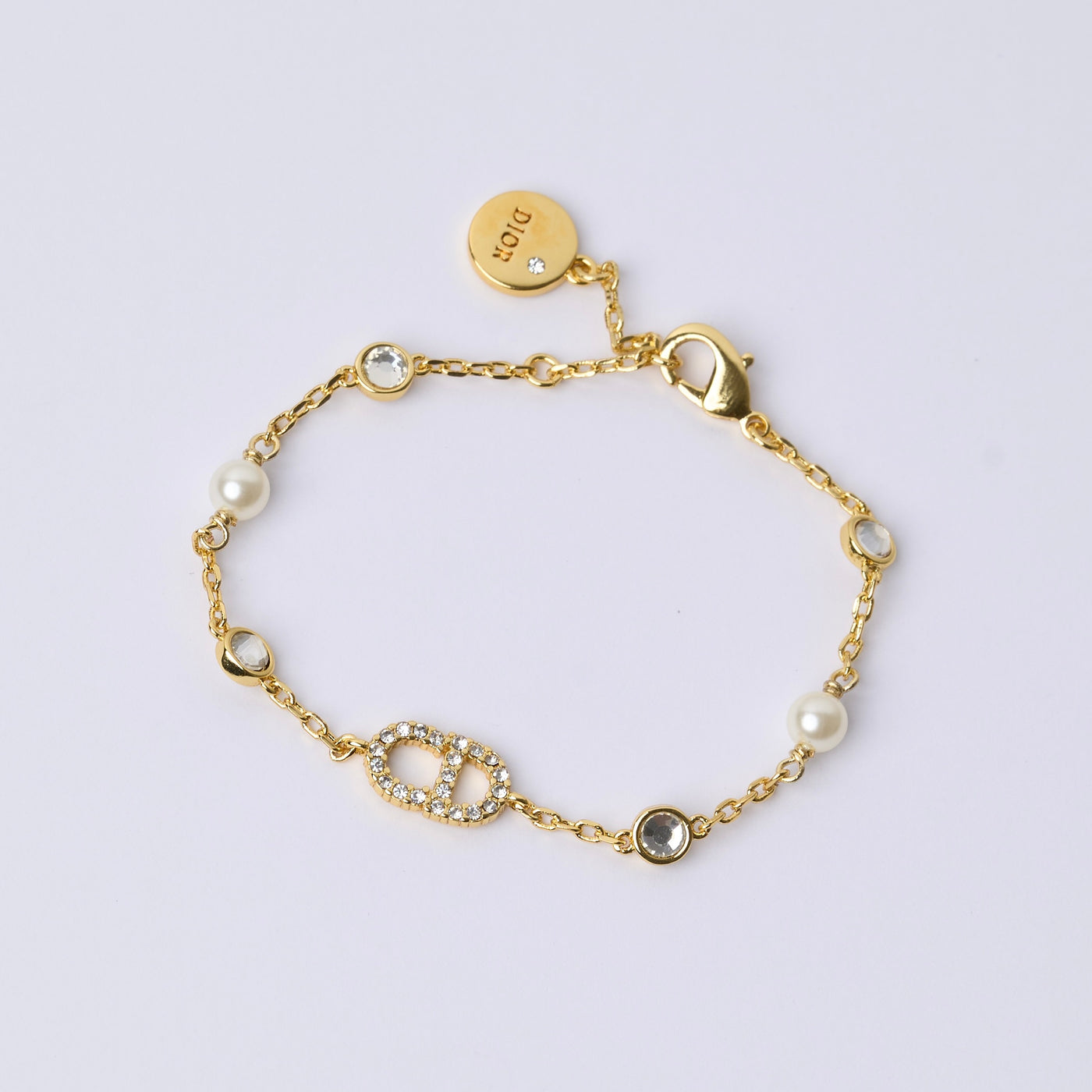 Reworked CD Mini Pearl - Bracelet