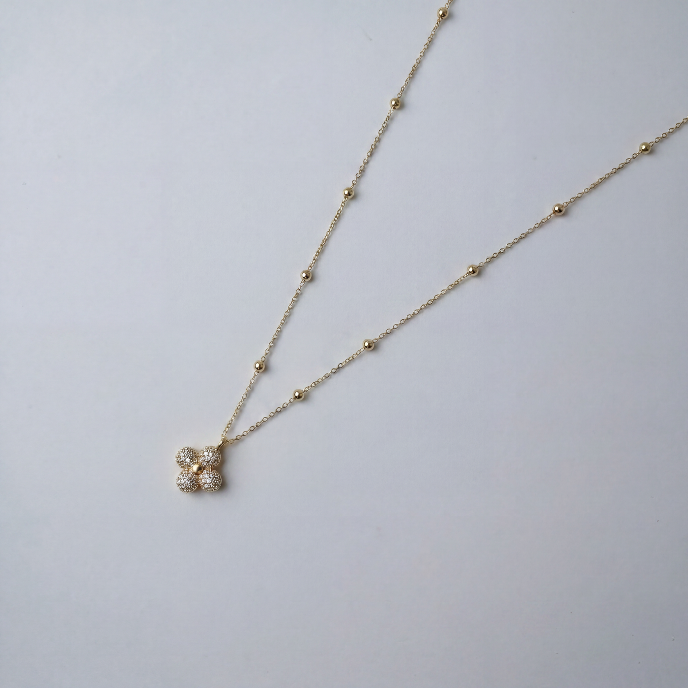 Reworked LV Iconic Clover - Necklace