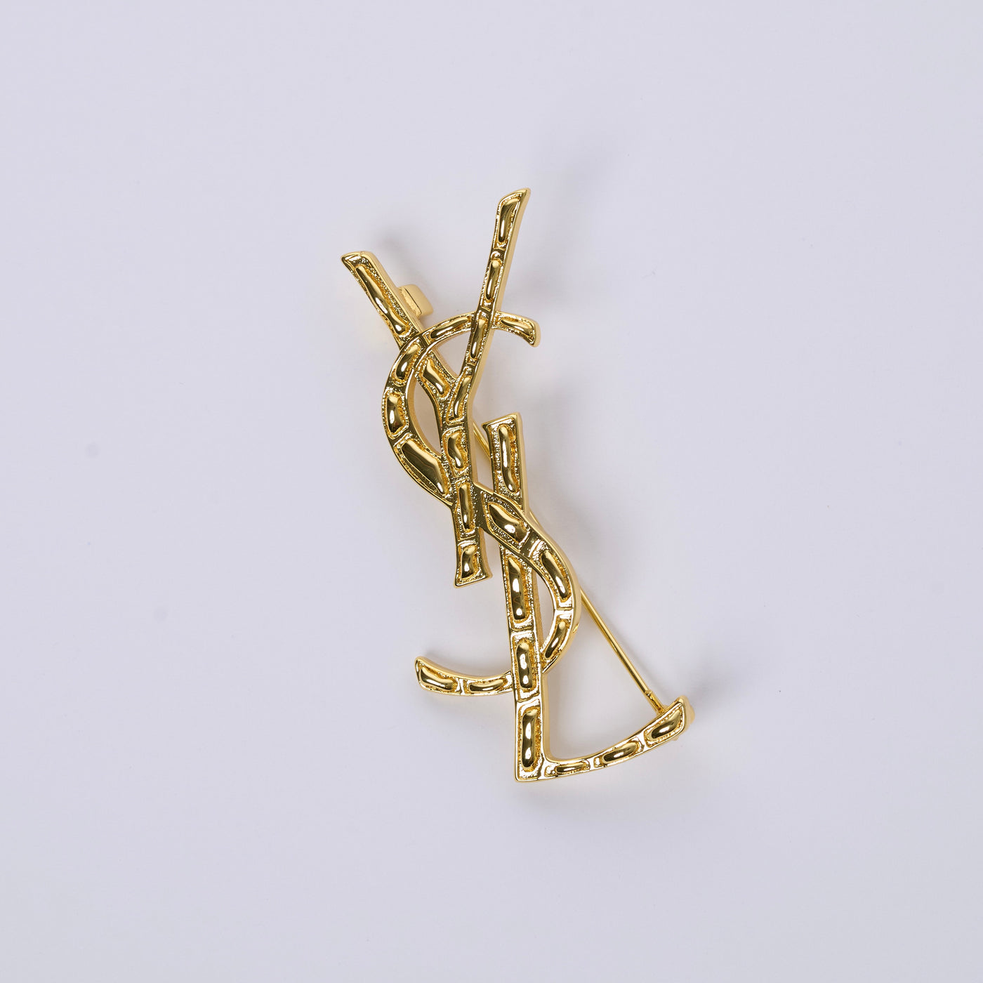Reworked YSL Golden - Brooch