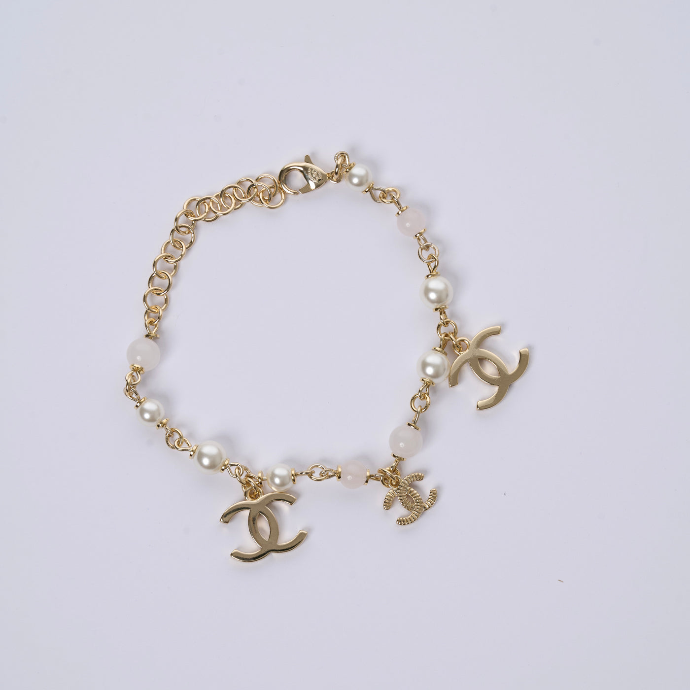 Reworked Chanel Ivory Beads - Bracelet
