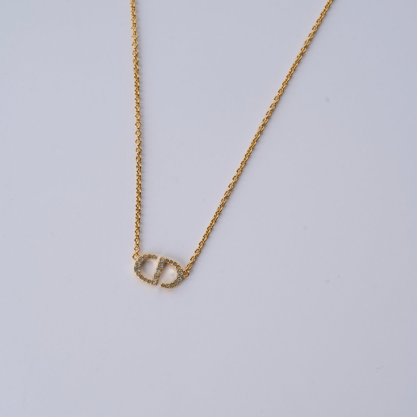 Reworked CD Strass - Necklace