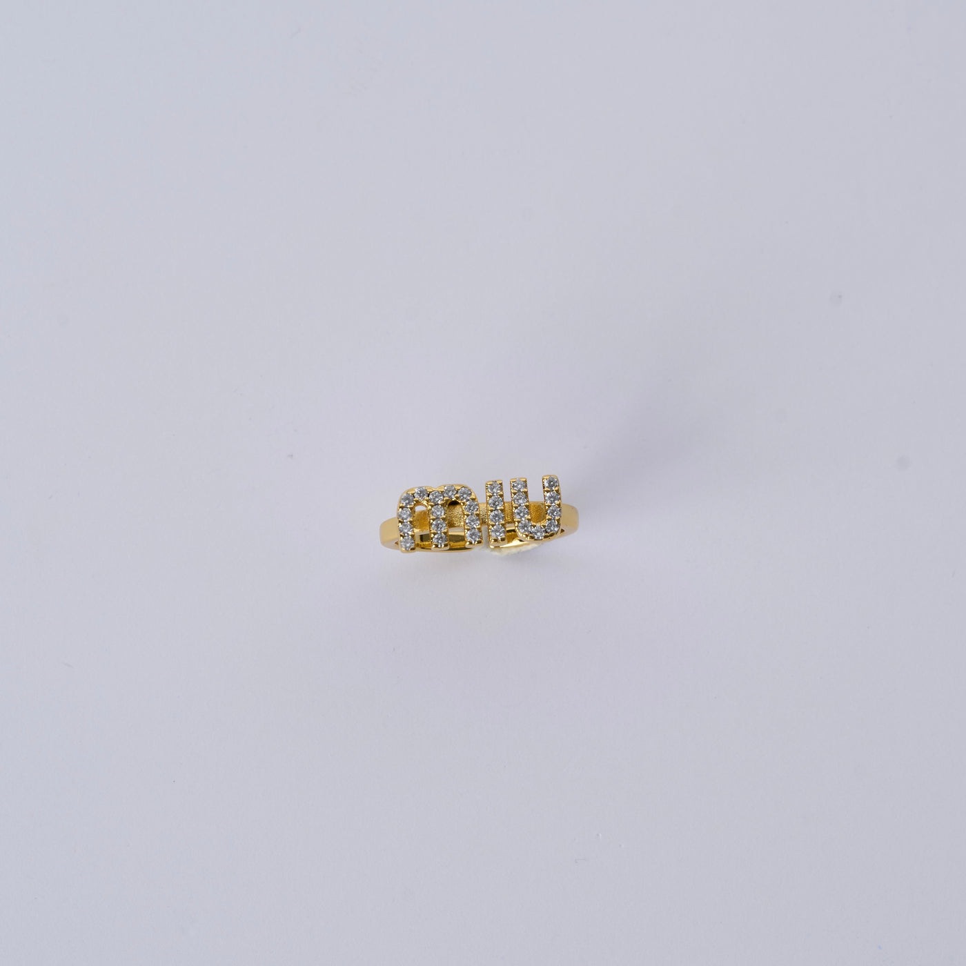 Reworked MiuMiu Gold Spellout - Ring